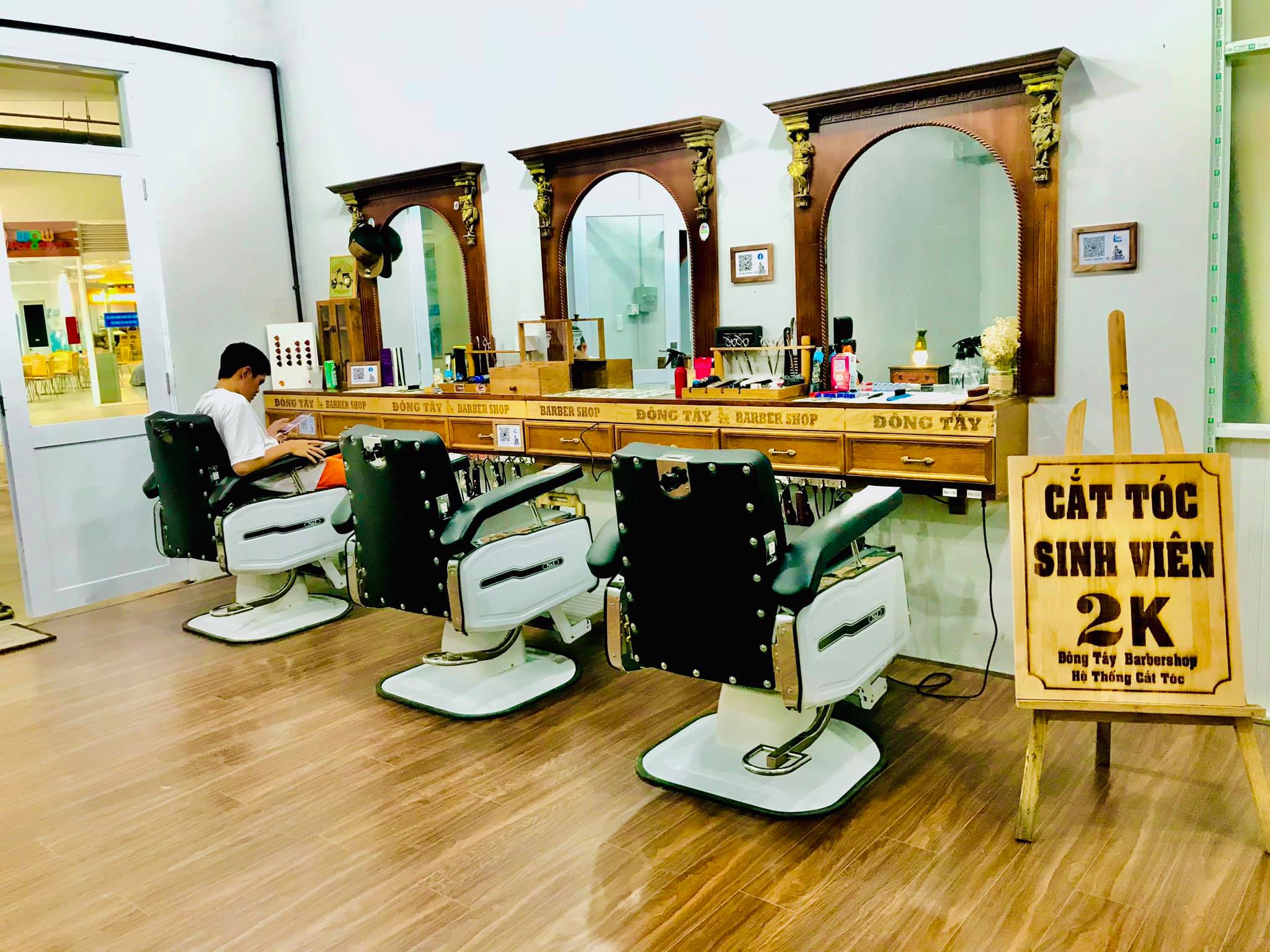 Kệ Gương Cắt Tóc Barbershop KG02  Đồ nghề tóc